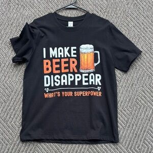 New 💯 % cotton Humorous Black Tee Graphic Men’s more sizes available